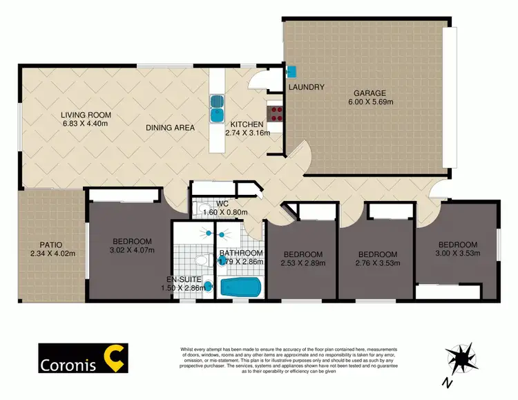 Floorplan of Homely house listing, 10 Daintree Circuit, North Lakes QLD 4509
