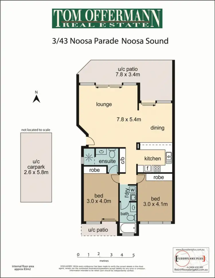 Floorplan of Homely unit listing, 3/43 Noosa Parade, Noosa Heads QLD 4567