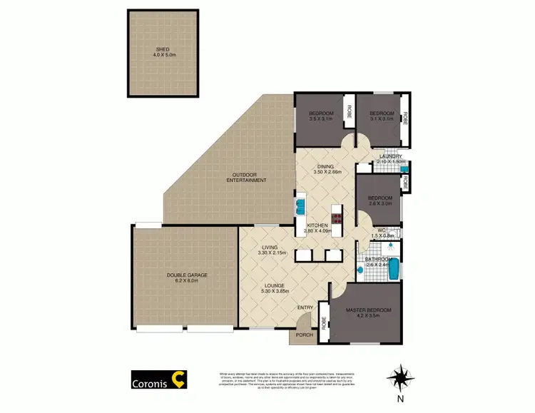 Floorplan of Homely house listing, 8 Donna Court, Kearneys Spring QLD 4350