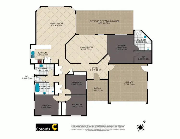 Floorplan of Homely house listing, 44 Silvara Circuit, Capalaba QLD 4157