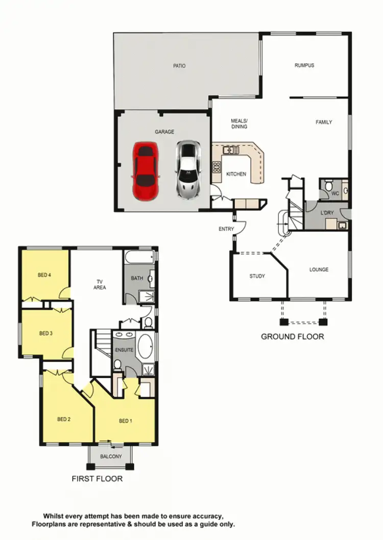 Floorplan of Homely house listing, 10 Links Crescent, Joyner QLD 4500