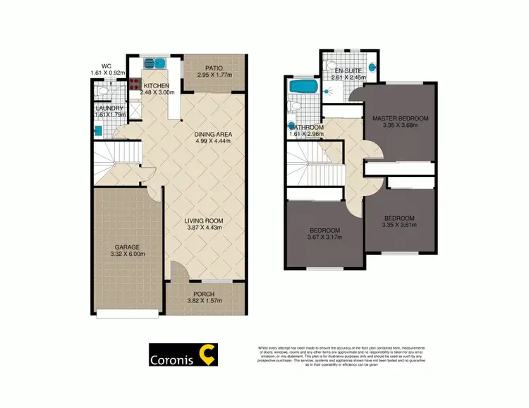 Floorplan of Homely townhouse listing, 8/73 Glasshouse Circuit, Kallangur QLD 4503