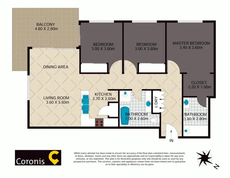 Floorplan of Homely unit listing, 317/26 MacGroarty Street, Coopers Plains QLD 4108