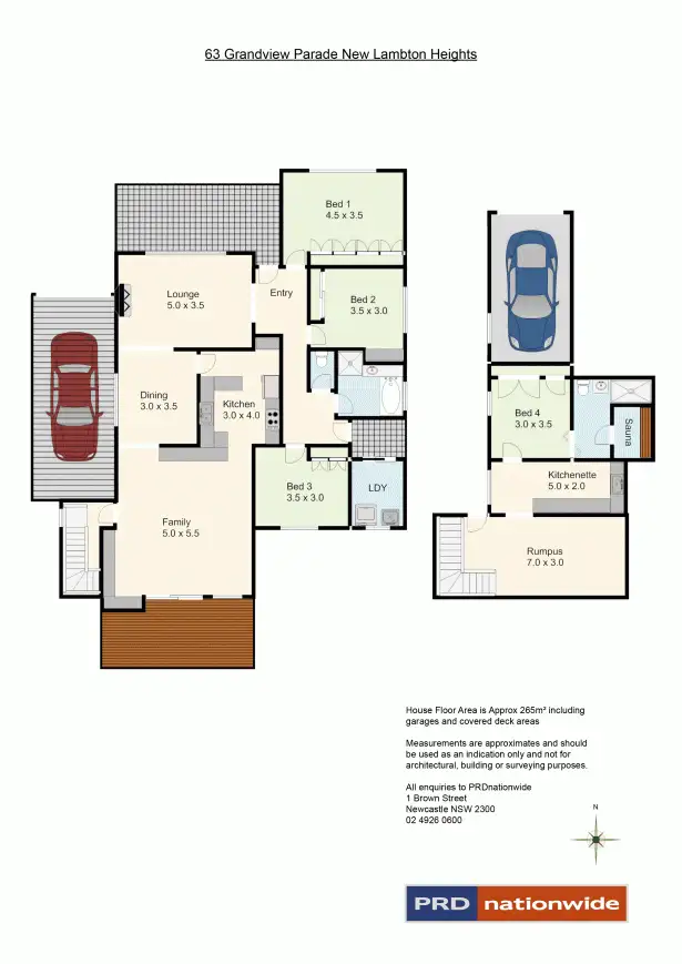 Floorplan of Homely house listing, 63 Grandview Road, New Lambton Heights NSW 2305