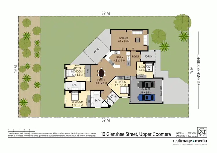 Floorplan of Homely house listing, 10 Glenshee Street, Upper Coomera QLD 4209