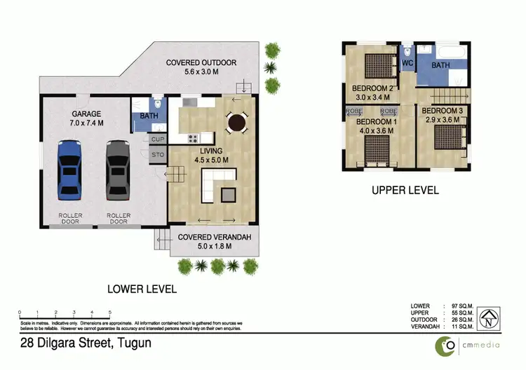 Floorplan of Homely house listing, 28 Dilgara Street, Tugun QLD 4224