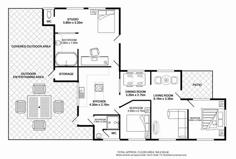 Floorplan of Homely house listing, 123 Kennedy Drive, Tweed Heads West NSW 2485