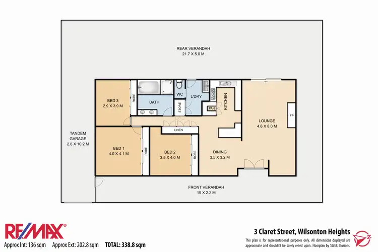 Floorplan of Homely house listing, 3 Claret Street, Wilsonton QLD 4350