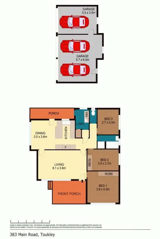 Floorplan of Homely house listing, 383 Main Road, Noraville NSW 2263