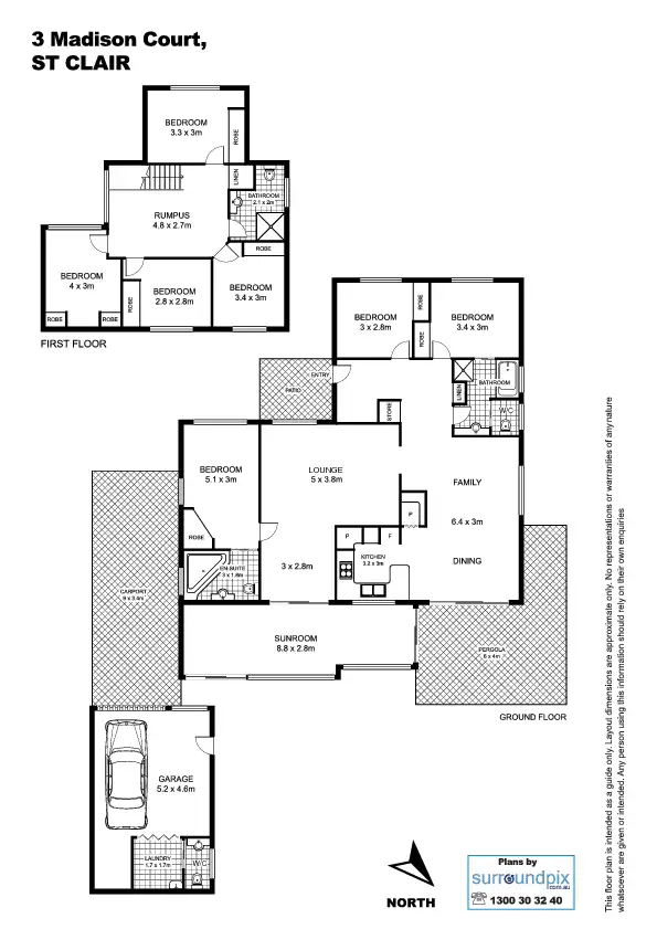 Floorplan of Homely house listing, 3 Madison Circuit, St Clair NSW 2759