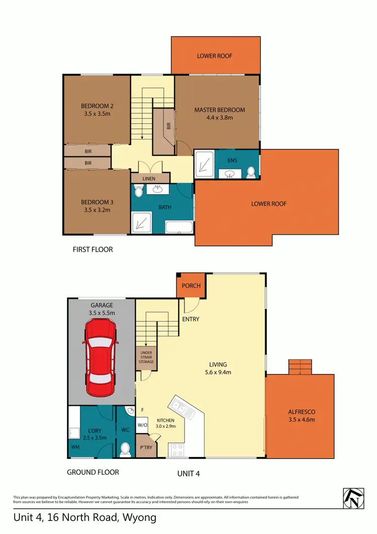 Floorplan of Homely townhouse listing, 4/16 North Road, Wyong NSW 2259