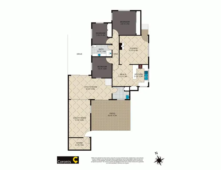 Floorplan of Homely house listing, 10 Hanlon Street, Newtown QLD 4350