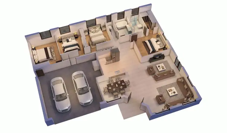 Floorplan of Homely house listing, 5 Arvin close, Calamvale QLD 4116