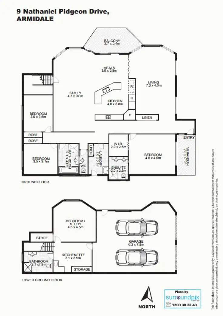 Floorplan of Homely house listing, 9 Nathaniel Pidgeon Drive, Armidale NSW 2350