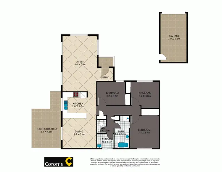 Floorplan of Homely house listing, 13 Banyan Place, Zillmere QLD 4034