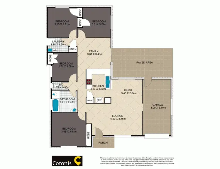 Floorplan of Homely house listing, 16 Catalina Drive, Wilsonton QLD 4350
