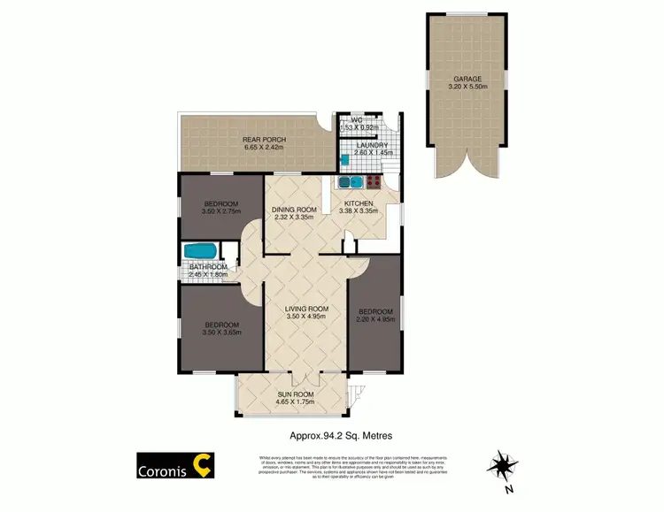 Floorplan of Homely house listing, 17 Keyatta Street, Zillmere QLD 4034