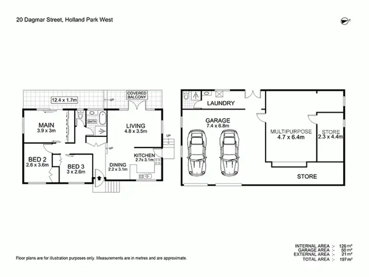 Floorplan of Homely house listing, 20 Dagmar St, Holland Park West QLD 4121