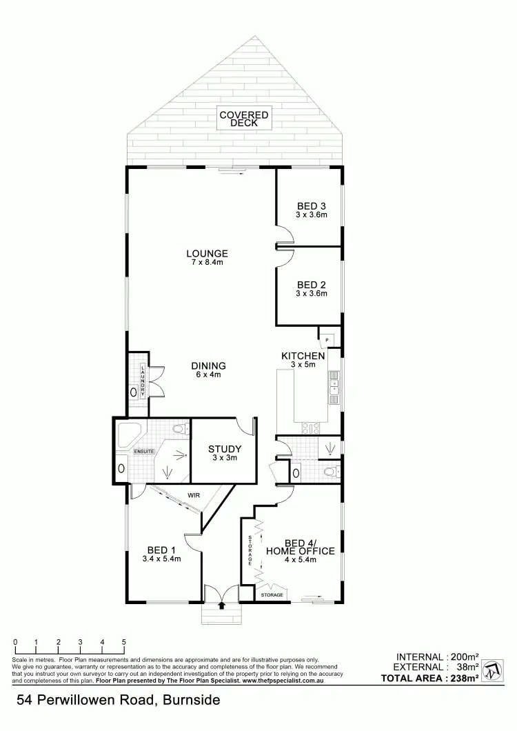 Floorplan of Homely house listing, 54 Perwillowen Rd, Burnside QLD 4560