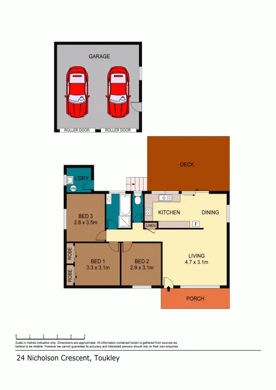 Floorplan of Homely house listing, 24 Nicholson Crescent, Toukley NSW 2263
