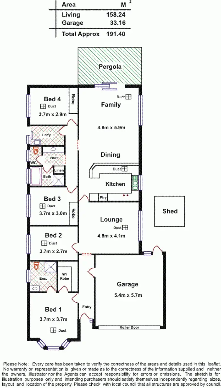 Floorplan of Homely house listing, 5 Lime Court, Munno Para West SA 5115