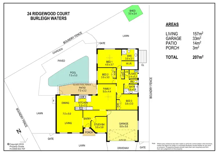 Floorplan of Homely house listing, 24 Ridgewood Ct, Burleigh Waters QLD 4220