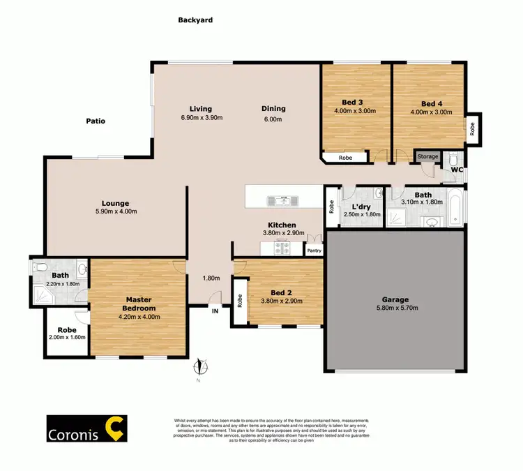 Floorplan of Homely house listing, 7 Sampson Court, Chuwar QLD 4306