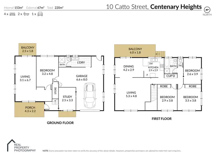 Floorplan of Homely house listing, 10 Catto Street, Centenary Heights QLD 4350