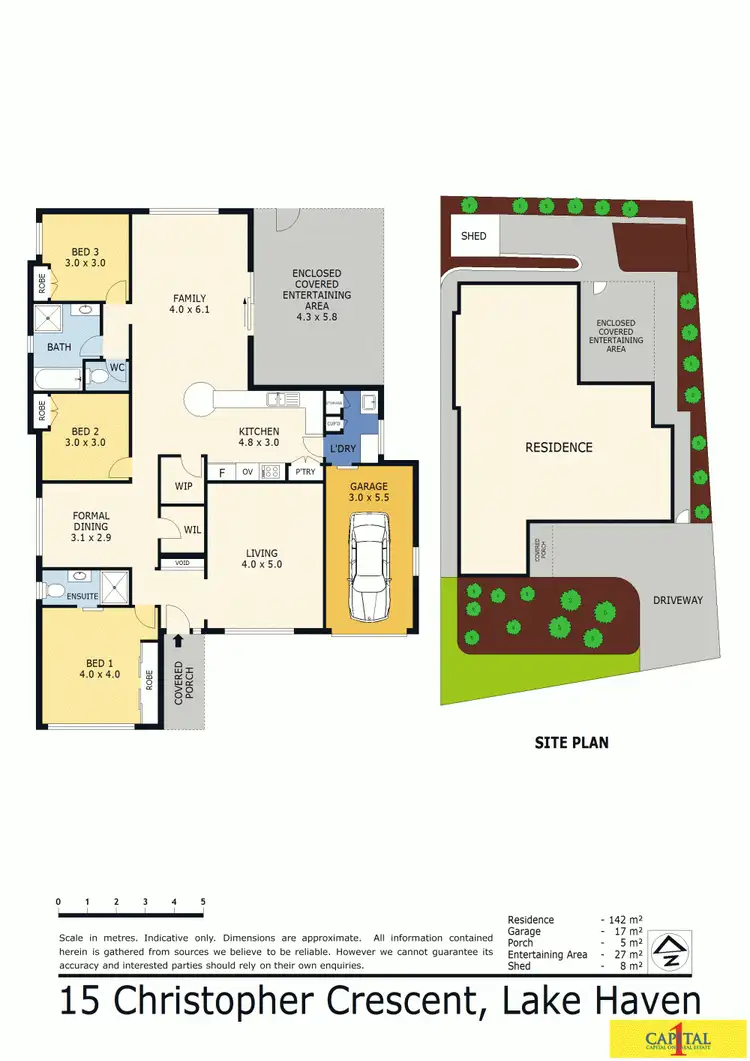 Floorplan of Homely house listing, 15 Christopher Crescent, Lake Haven NSW 2263