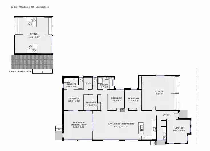 Floorplan of Homely house listing, 5 Bill Watson Court, Armidale NSW 2350