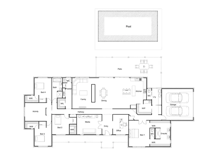 Floorplan of Homely house listing, 38 Depina Drive, Wamuran QLD 4512