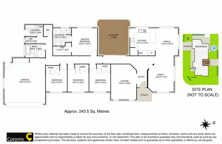 Floorplan of Homely house listing, 7 Hendra Court, Kleinton QLD 4352