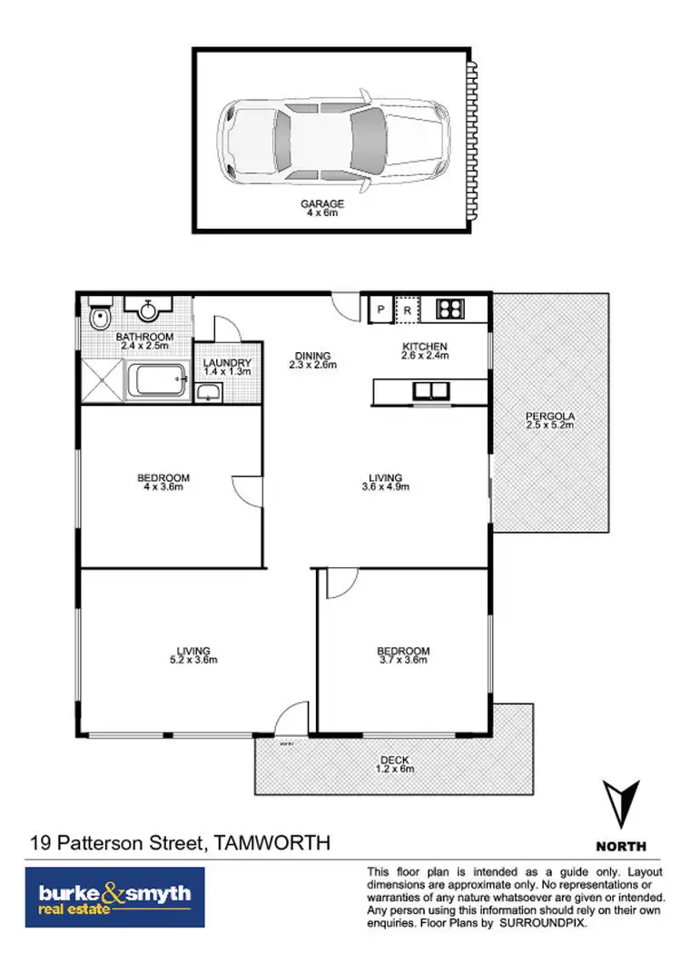 Floorplan of Homely house listing, 19 Patterson Street, Tamworth NSW 2340