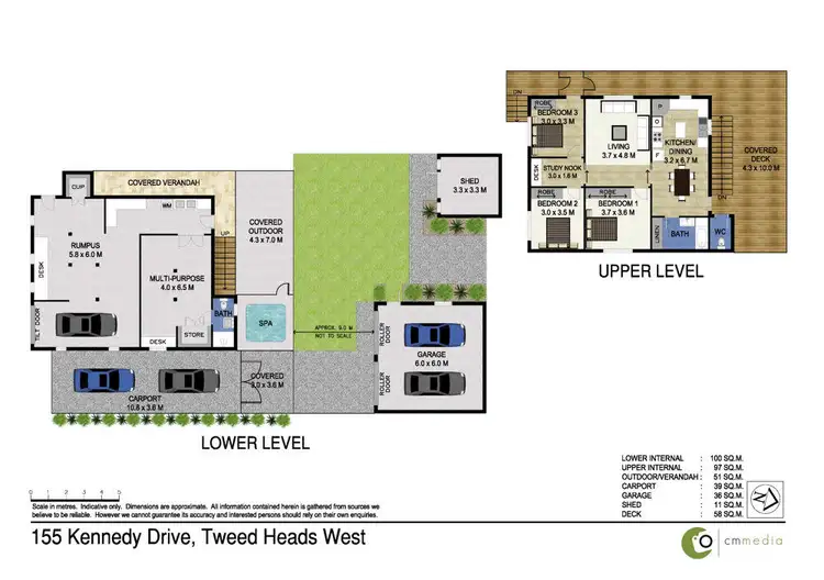 Floorplan of Homely house listing, 155 Kennedy Drive, Tweed Heads West NSW 2485