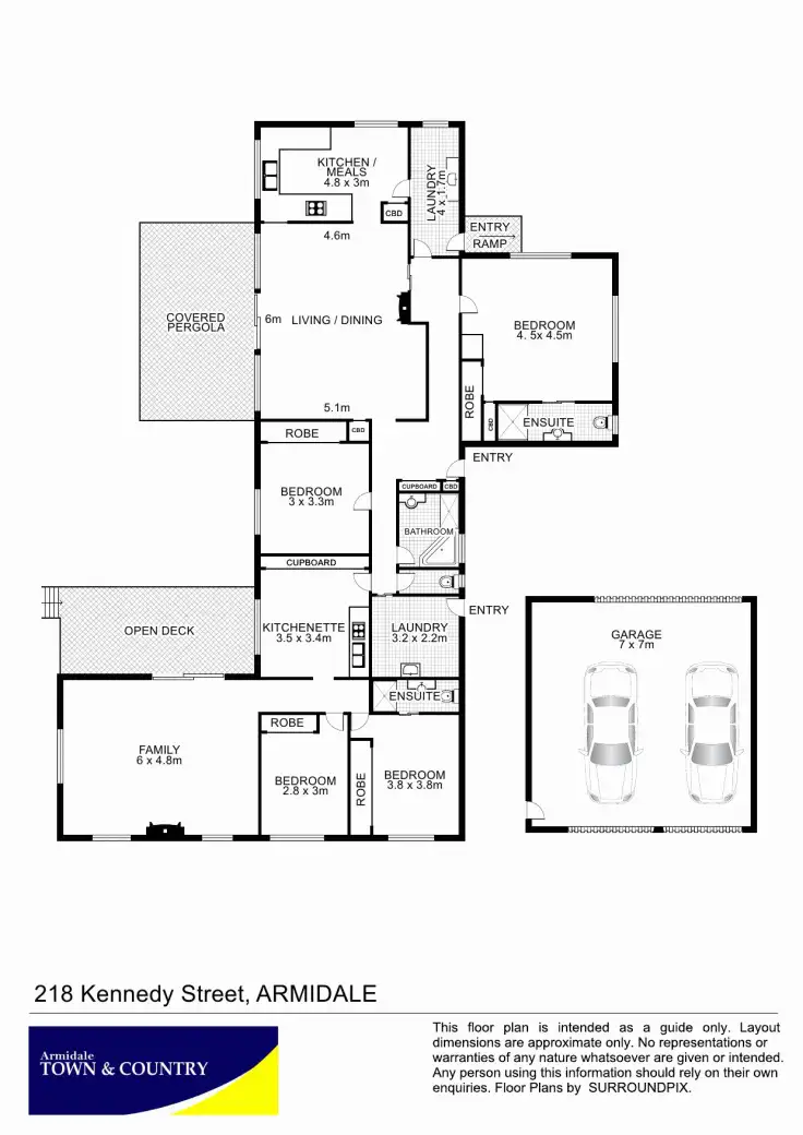 Floorplan of Homely house listing, 218 Kennedy Street, Armidale NSW 2350