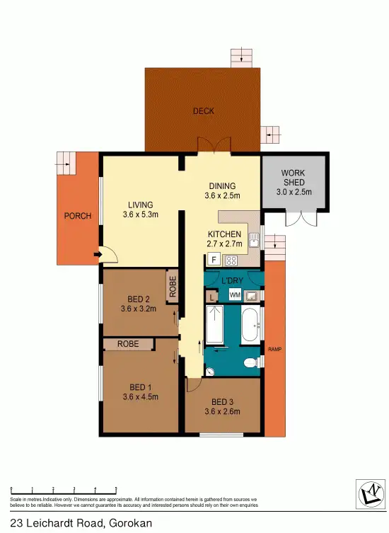 Floorplan of Homely house listing, 23 Leichhardt Road, Gorokan NSW 2263