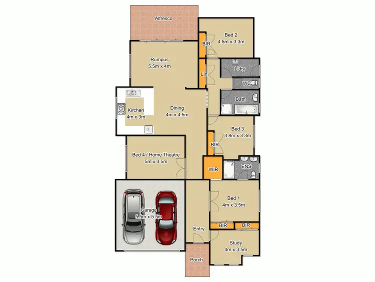 Floorplan of Homely house listing, Address available on request