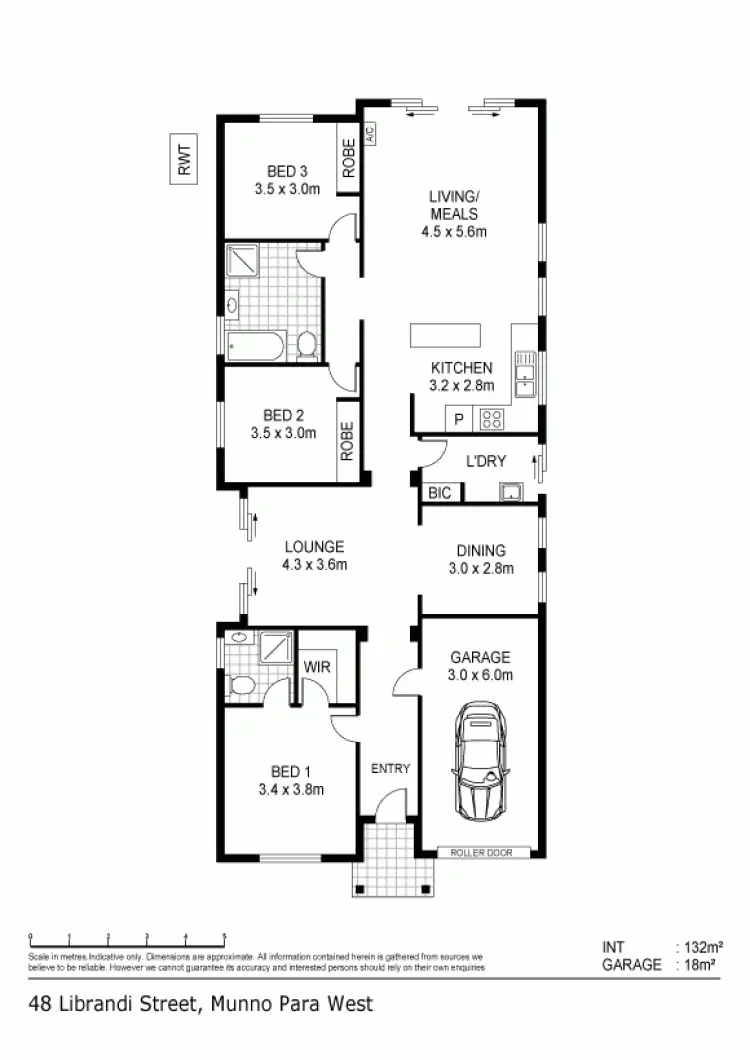 Floorplan of Homely house listing, 48 Librandi Street, Munno Para West SA 5115