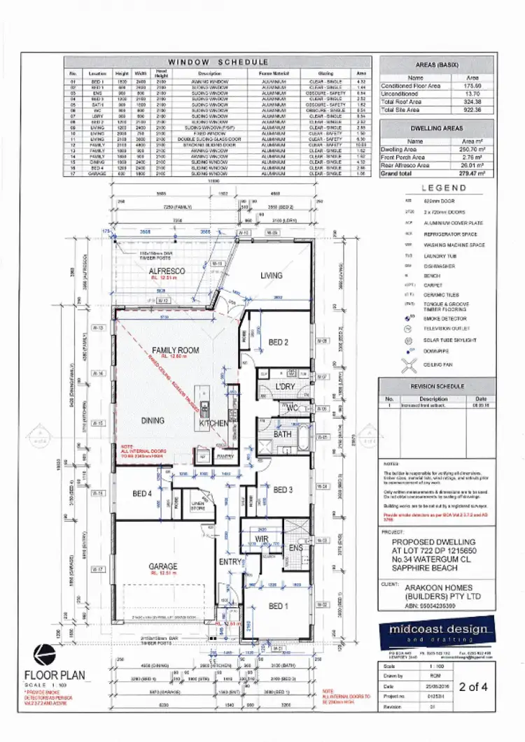 Floorplan of Homely house listing, 34 Water Gum Cl, Sapphire Beach NSW 2450