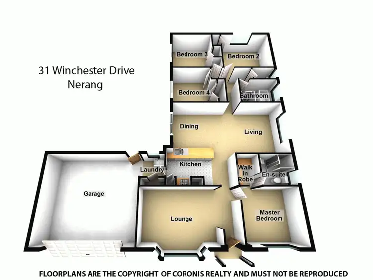 Floorplan of Homely house listing, 31 Winchester Drive, Nerang QLD 4211