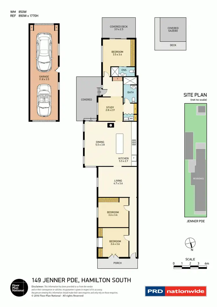 Floorplan of Homely house listing, 149 Jenner Parade, Hamilton South NSW 2303