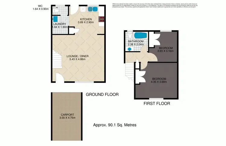 Floorplan of Homely unit listing, z5/45 Park Road, Slacks Creek QLD 4127