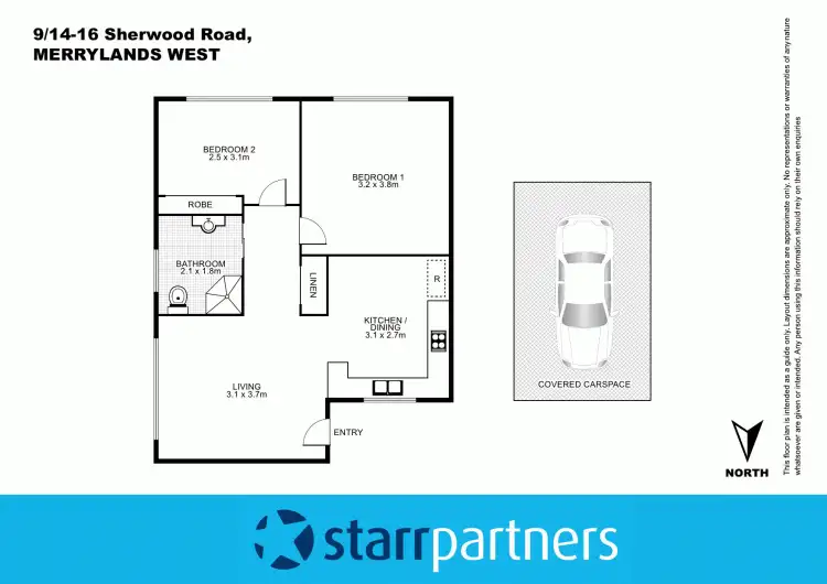 Floorplan of Homely unit listing, 9/14-16 Sherwood Road, Merrylands NSW 2160