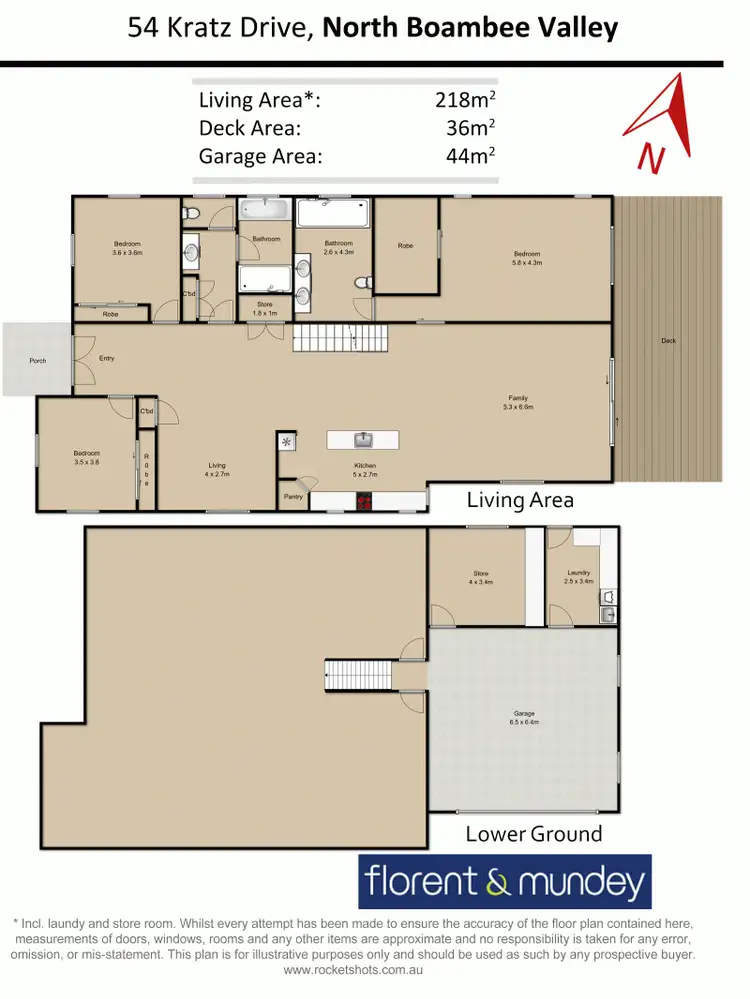 Floorplan of Homely house listing, 54 Kratz Drive, Coffs Harbour NSW 2450