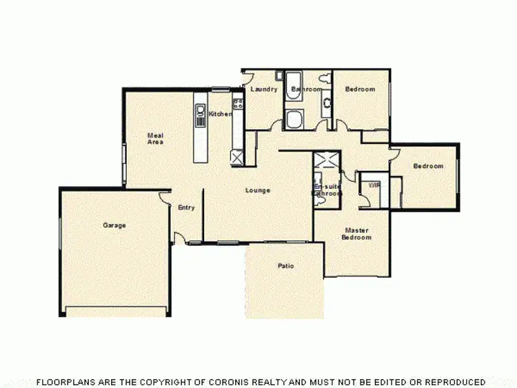 Floorplan of Homely semi-detached listing, 2/17 Atkins Court, Caboolture QLD 4510