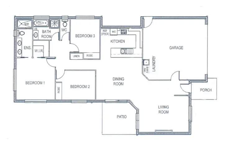 Floorplan of Homely house listing, 40 Bluestar Circuit, Caboolture QLD 4510