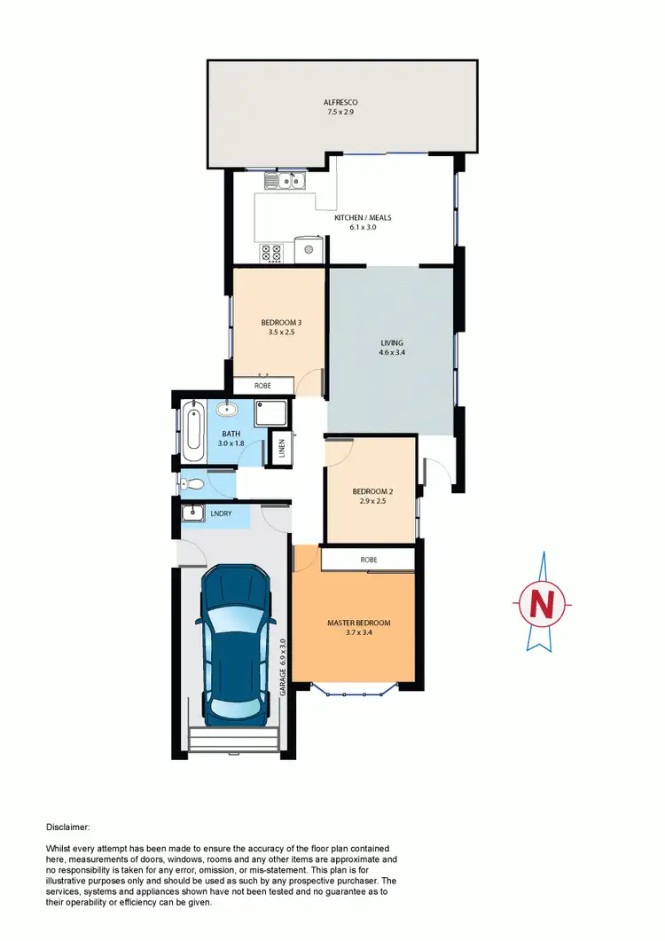 Floorplan of Homely house listing, 25 Kashmir Ave, Quakers Hill NSW 2763