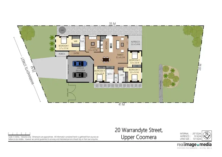 Floorplan of Homely house listing, 20 Warrandyte Street, Upper Coomera QLD 4209