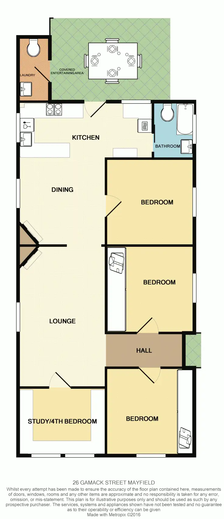 Floorplan of Homely house listing, 26 Gamack Street, Mayfield NSW 2304