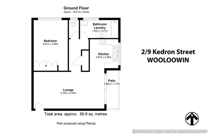 Floorplan of Homely unit listing, 2/9 Kedron Street, Wooloowin QLD 4030